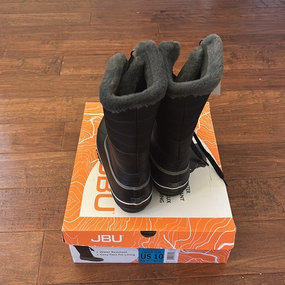 JBU Sabine Ladies' Size 10 Water Resistant Winter Boot, Black - Picture 3 of 7